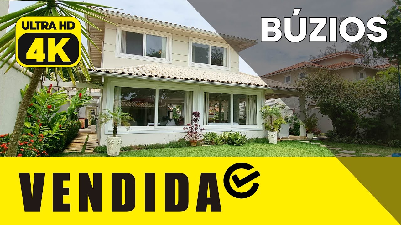 50 METROS DA PRAIA! LINDA CASA EM BÚZIOS, PROJETO DE OCTÁVIO RAJA GABAGLIA, 