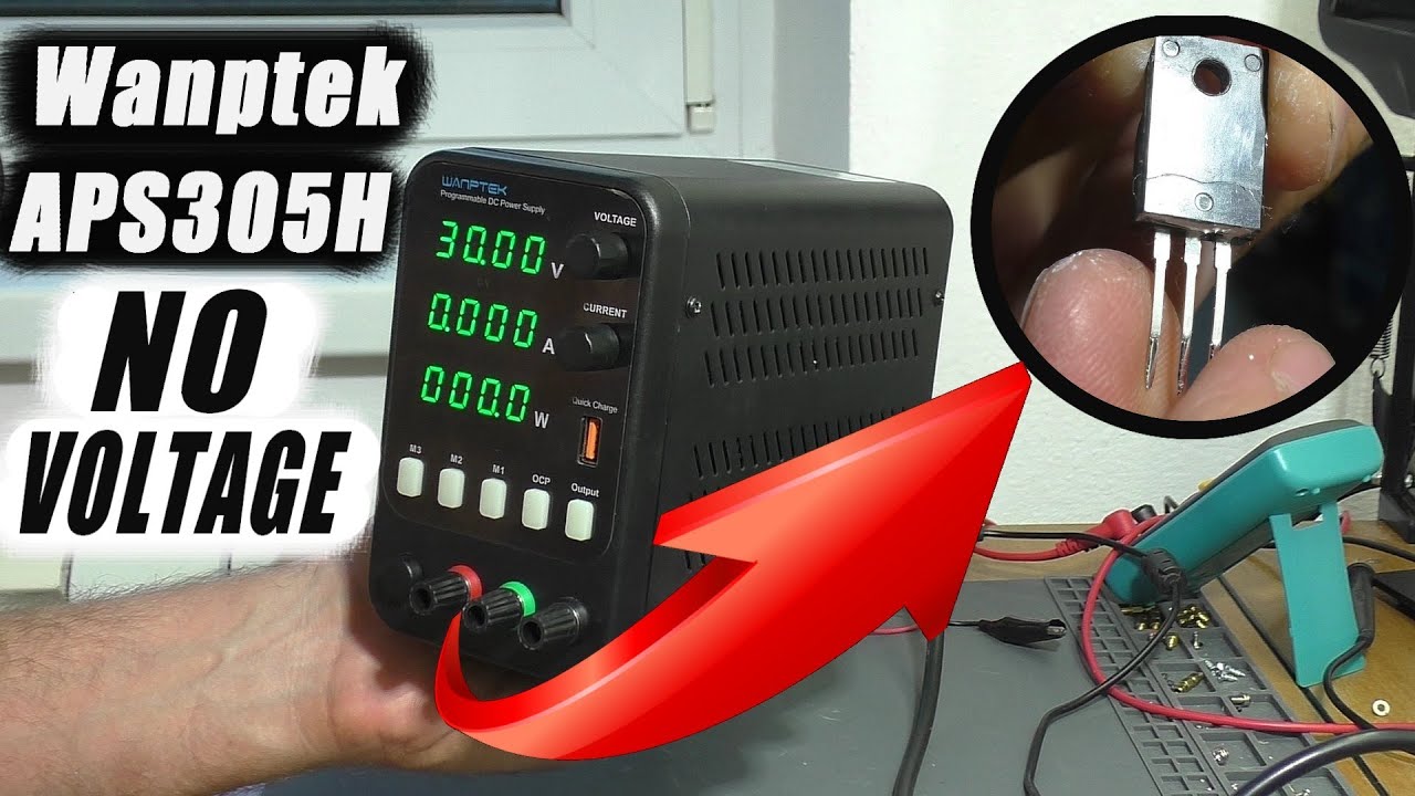 No voltage / Wanptek APS305H laboratory power supply | REPAIR / FIX
