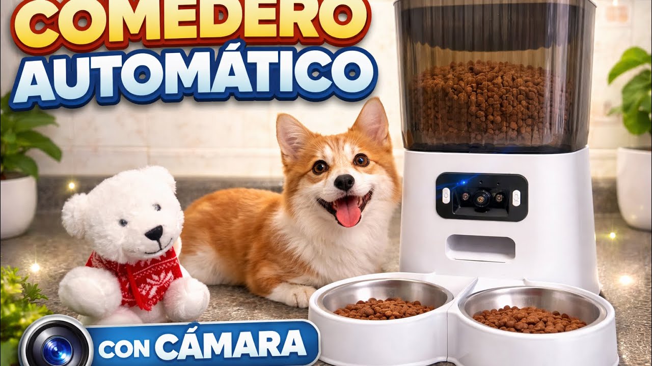 ¿Vale la pena? 🐶 Comedero AUTOMÁTICO para PERRO con CÁMARA 📸 | Lo probé