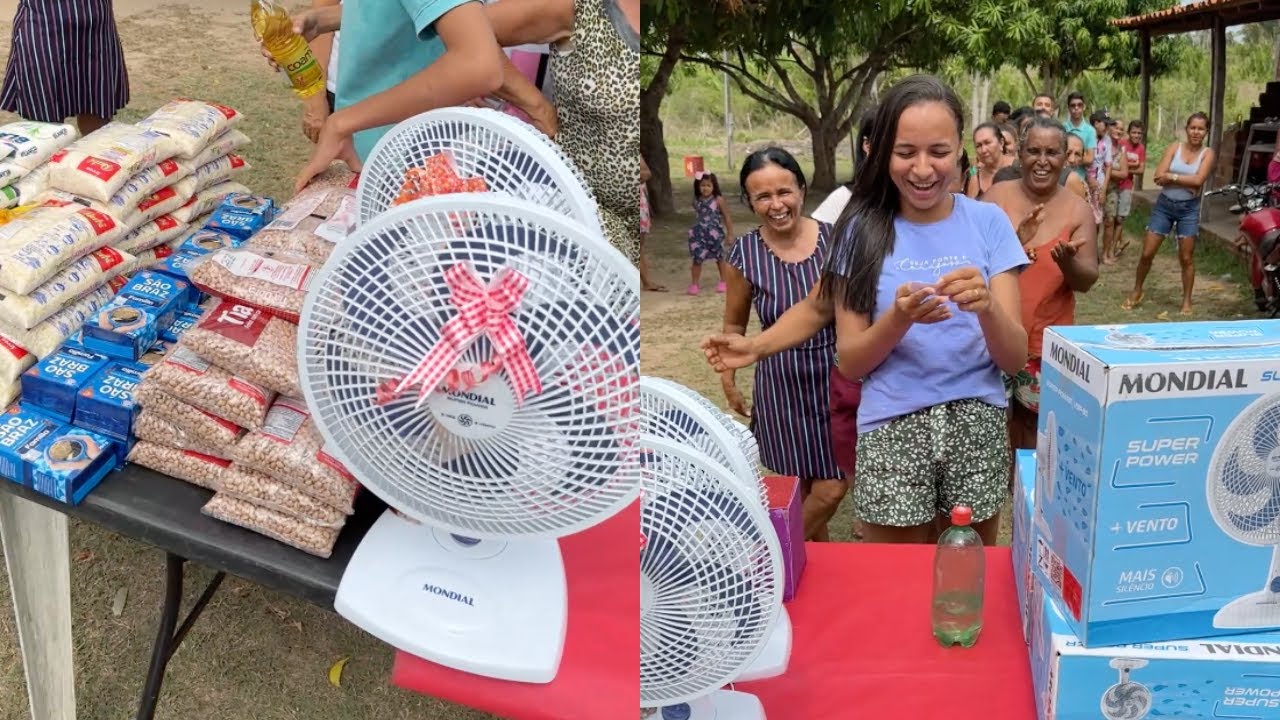 JOGO DA GARRAFA: Doando VENTILADOR e cesta básica