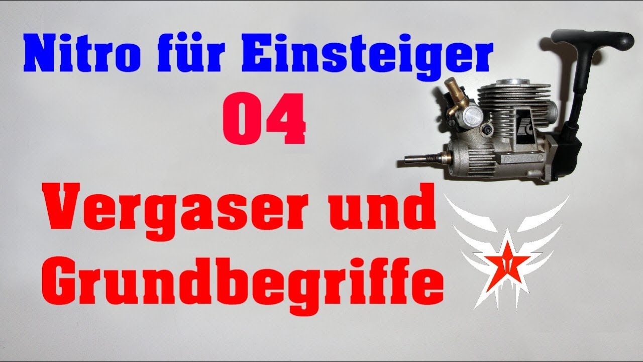 RC Nitro Motor und Vergaser - Grundbegriffe zur Einstellung, Infos, Stock Settings - Darconizer RC