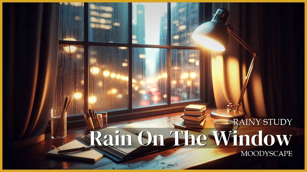 Rain on the Window 🌧️🪟 — Jazz for Study Calm (30 Min)