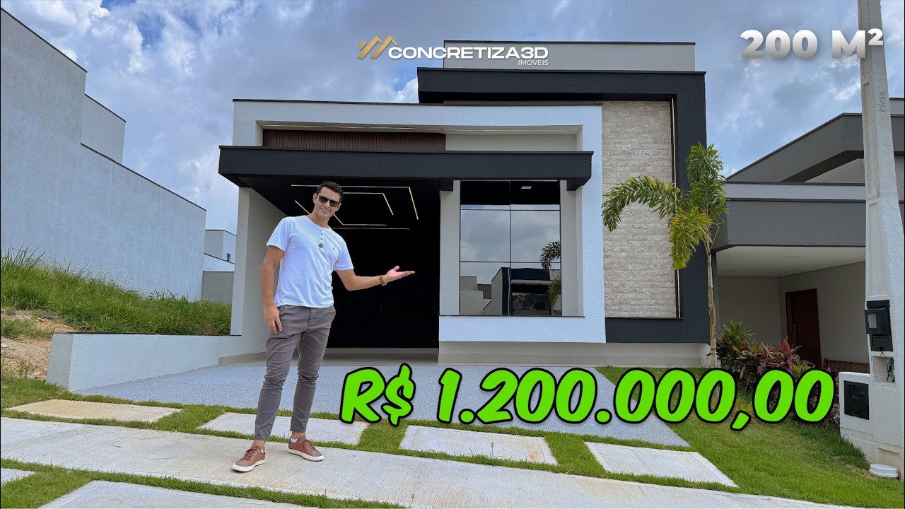 MELHOR OPÇÃO DE CASA TÉRREA NO CONDOMÍNIO GRAN RESERVE | 3 QUARTOS AMPLOS E MÓVEIS PLANEJADOS, 200²