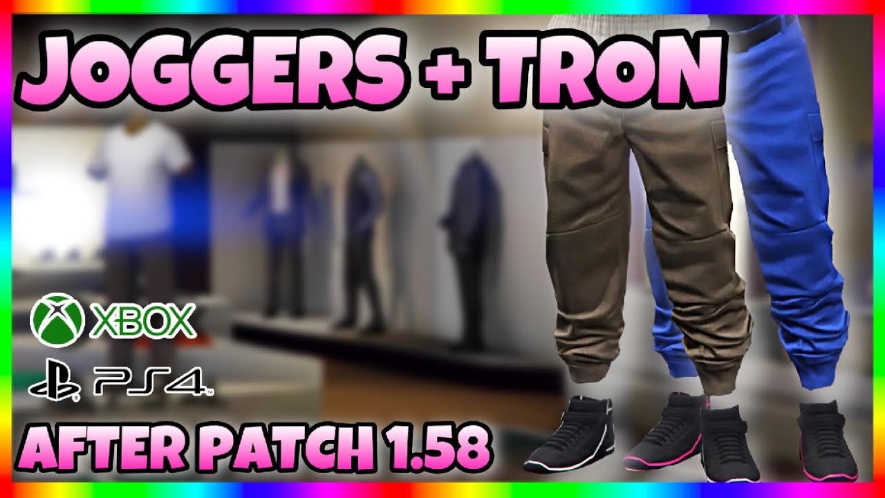 🔴💥CÓMO OBTENER JOGGERS DE COLORES + ZAPATILLAS TRON [MODO DIRECTOR 1.58] (PS4/XBOX ONE) GTA V ONLINE