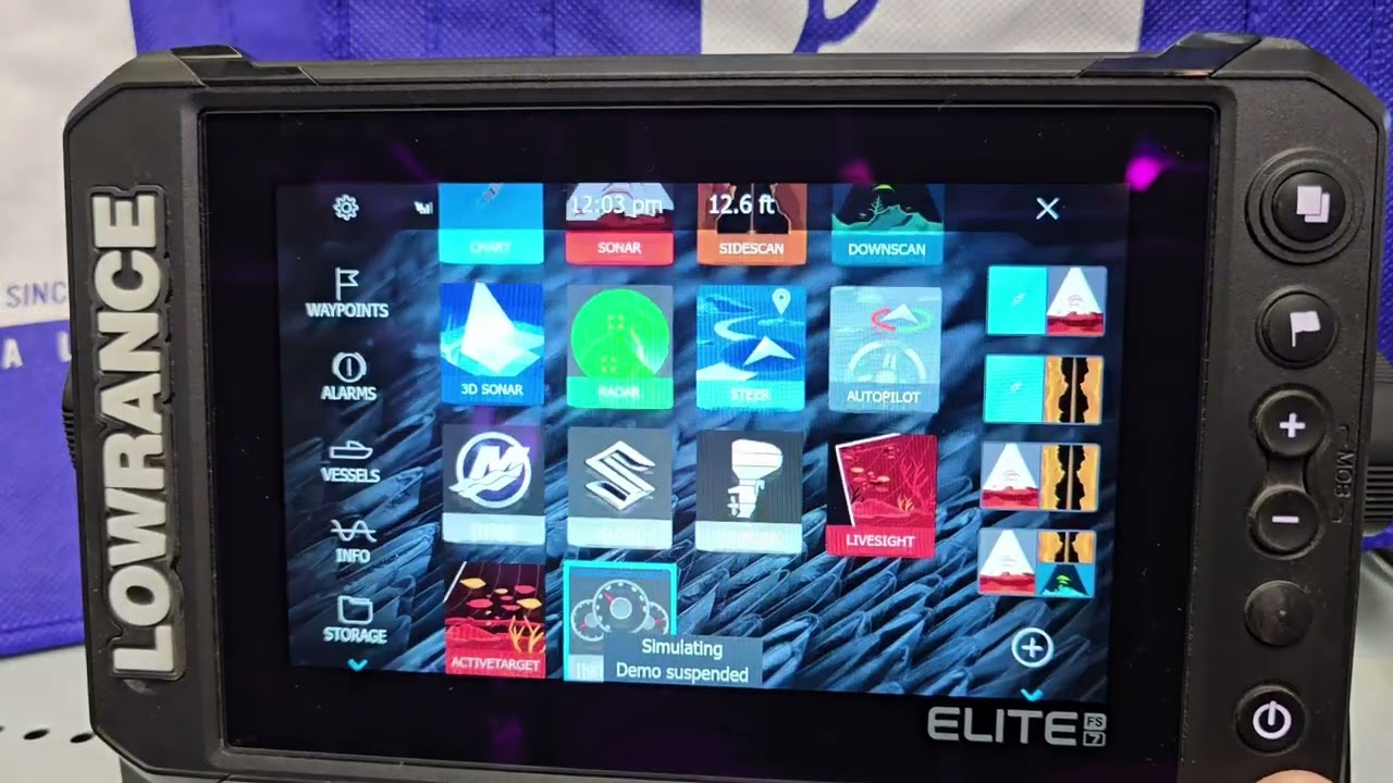 Lowrance - Turning off Retail/Simulator Mode