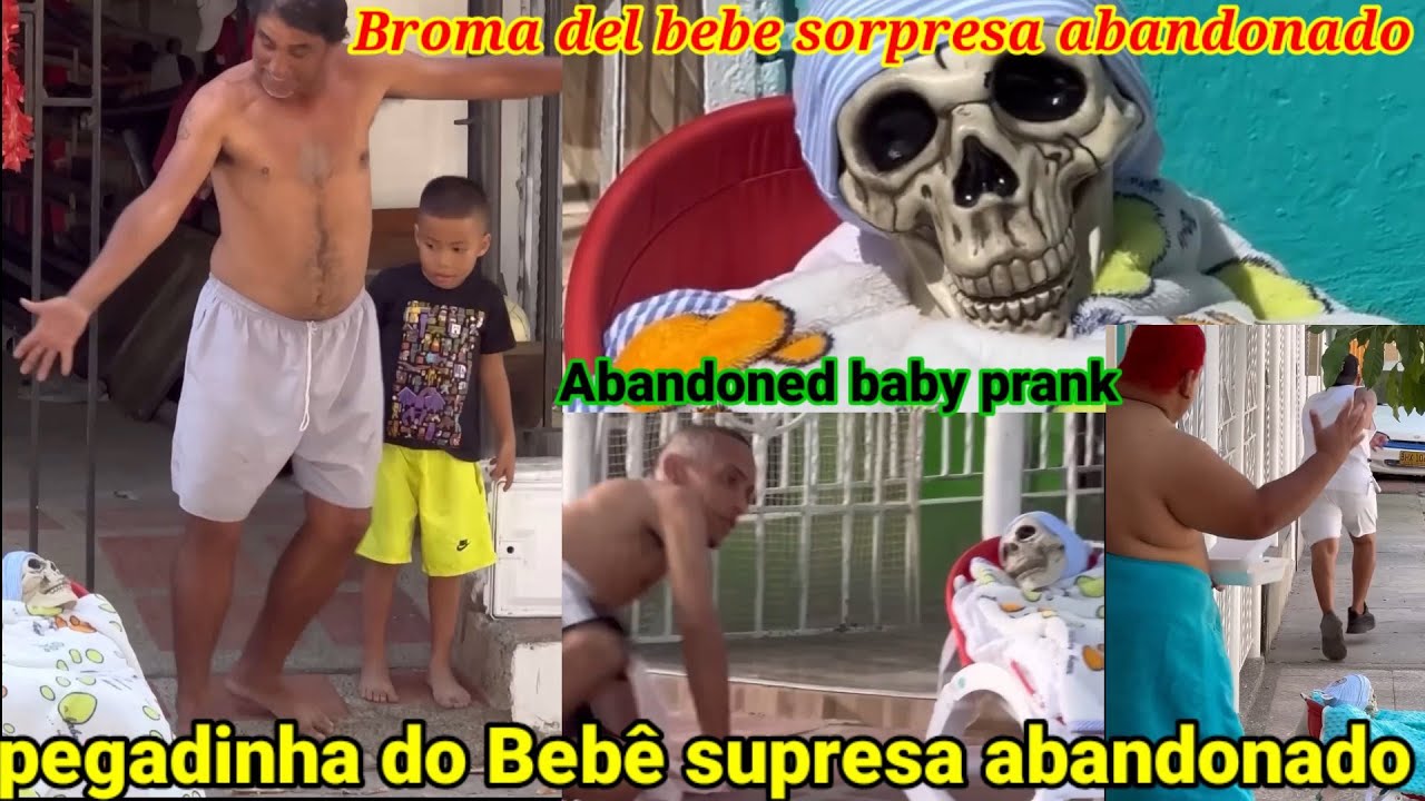 broma del bebe de sopresa abandonada/ pegadinha do Bebê surpresa abandonada/ Abandoned baby prank