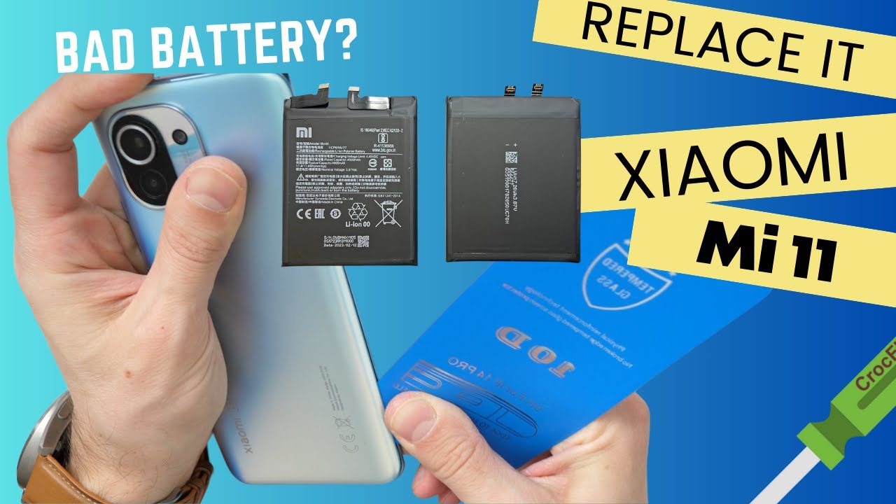 Xiaomi Mi 11 / Watch how to replace the BATTERY