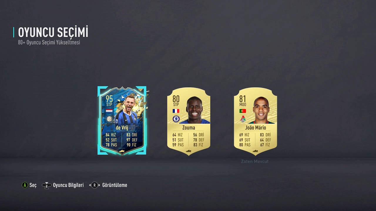 Fifa 20 Tots 95 De Vrij