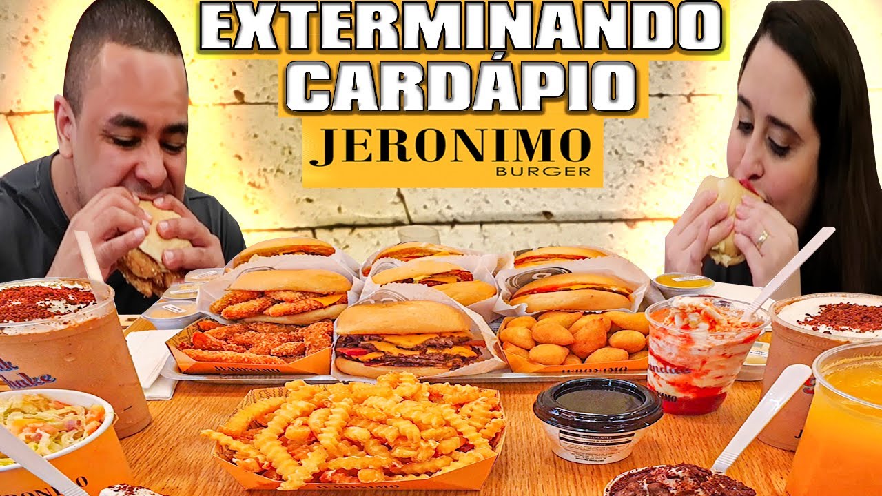 CARDÁPIO COMPLETO | JERONIMO BURGER | 13 MIL CALORIAS
