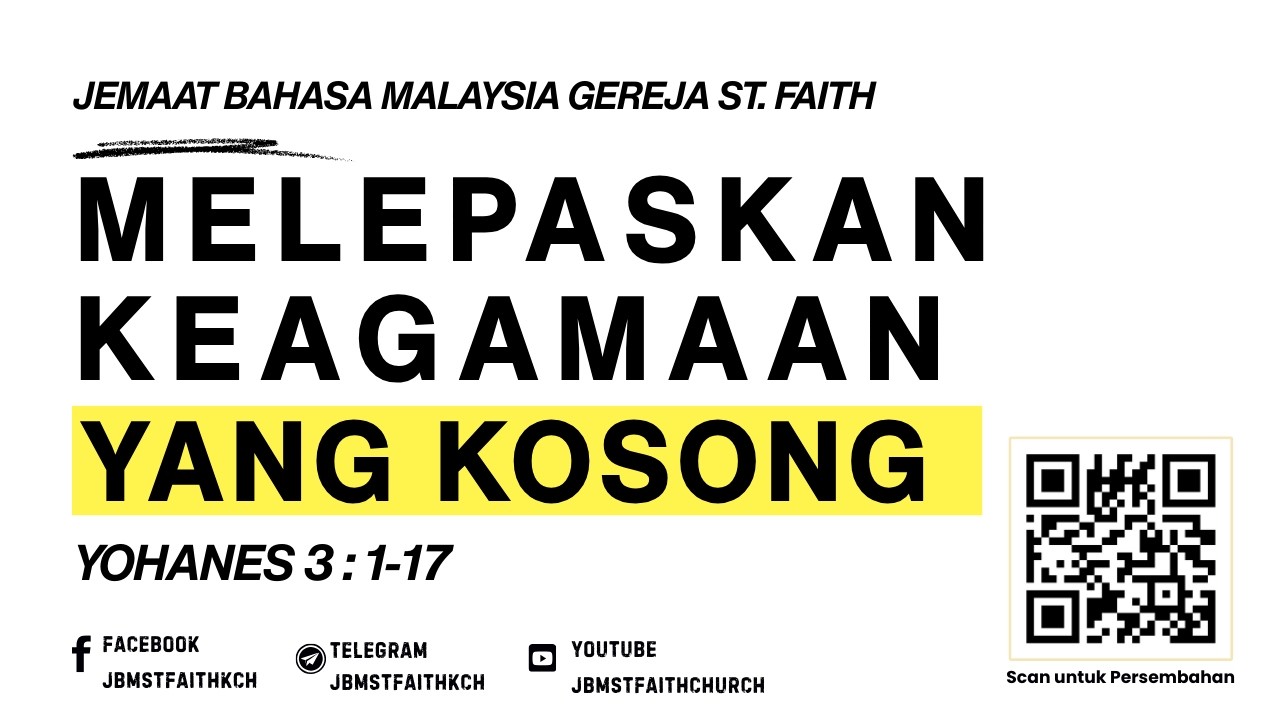 Kebaktian Ahad JBM Gereja St. Faith, Kuching | 1 Mac 2026