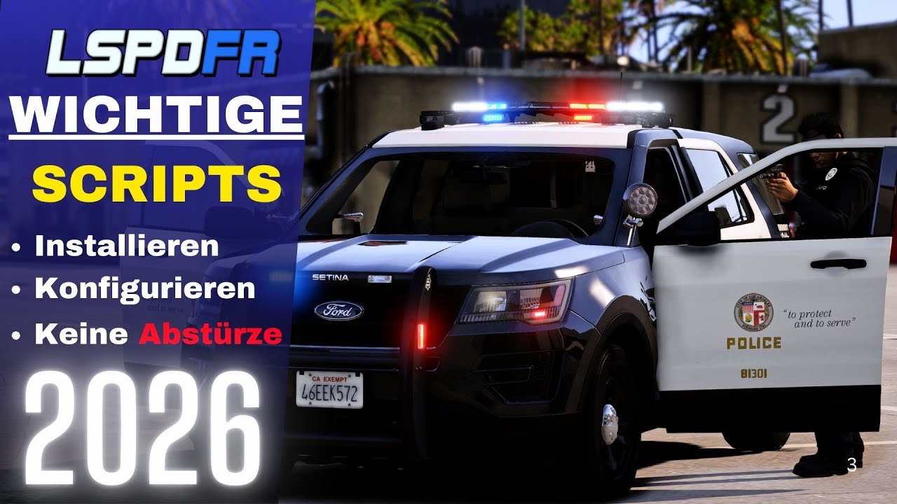 ►WICHTIGE SCRIPTS◄ So stürzt euer GTA5 mit Mods und LSPDFR NICHT mehr ab #gta5 #lspdfr