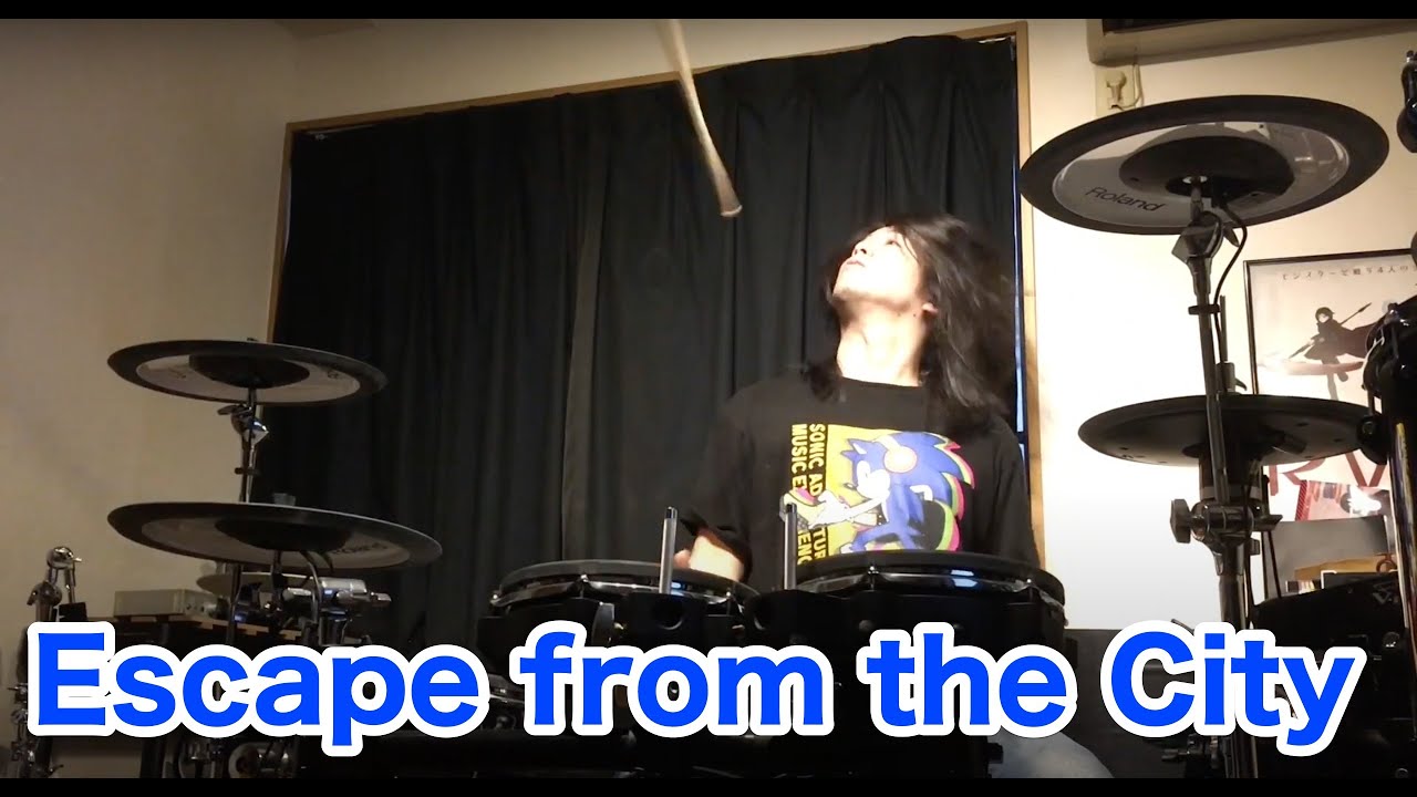 Escape from the City - Classic Remix - Drum Cover/Remix