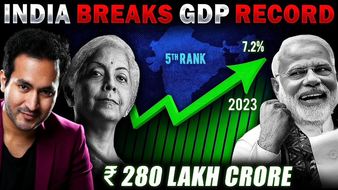 First Time in 70 years! INDIA’S GDP Crosses $3.5 TRILLION & Reaches 5th Rank Globally