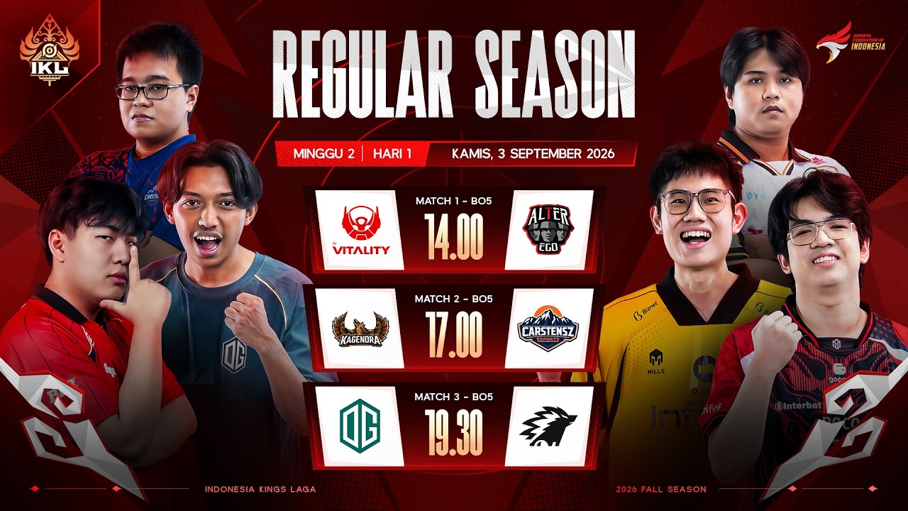 🔴 LIVE | HOK IKL FALL 2026 | Regular Season Week 2 - Day 1