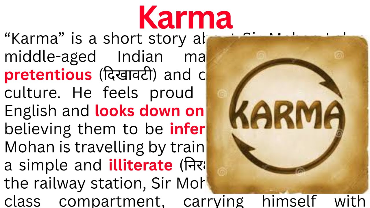 Karma | Khushwant Singh Stories। English Story | Short Story Video | Short Moral Story