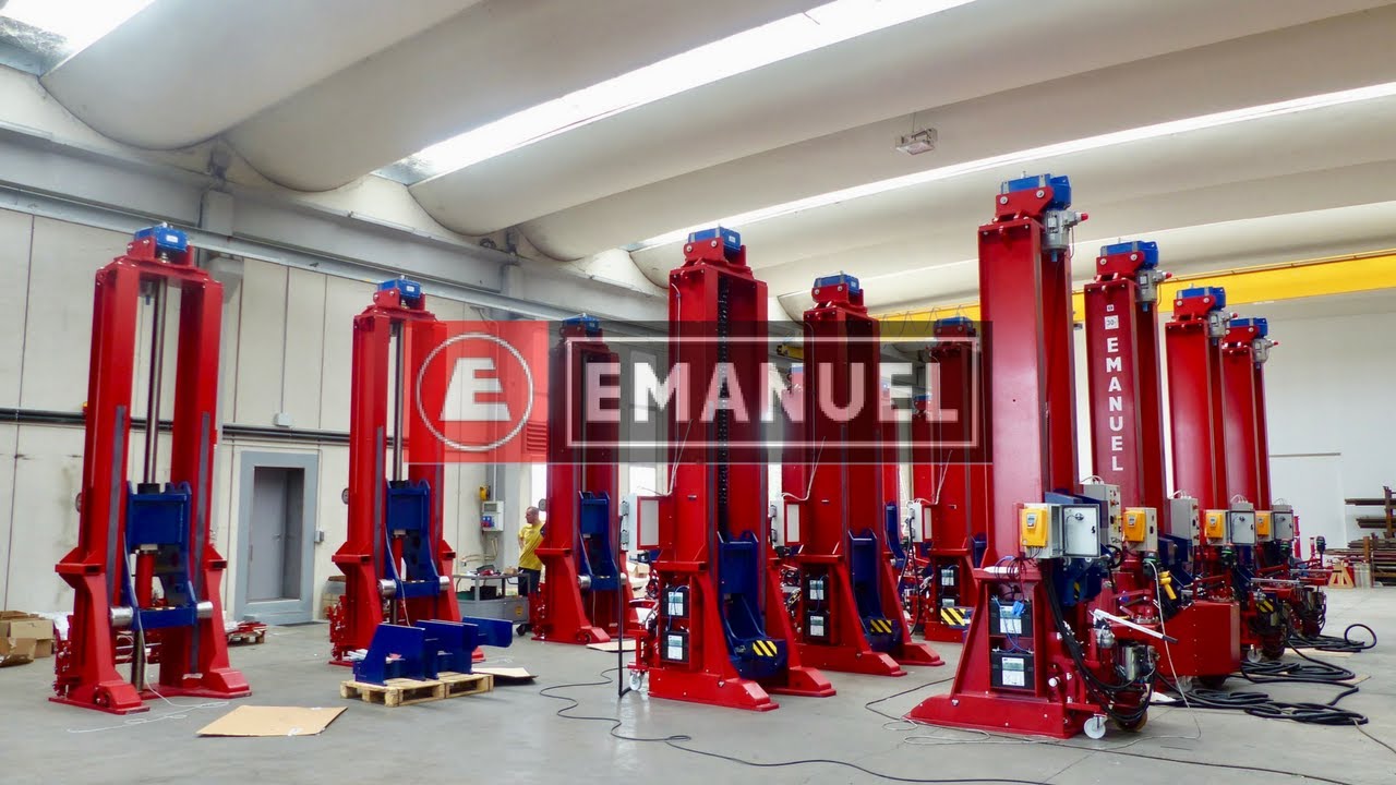 Railway Lifting Jacks with Electric Motorized Wheel - 30.000 Kg | Emanuel