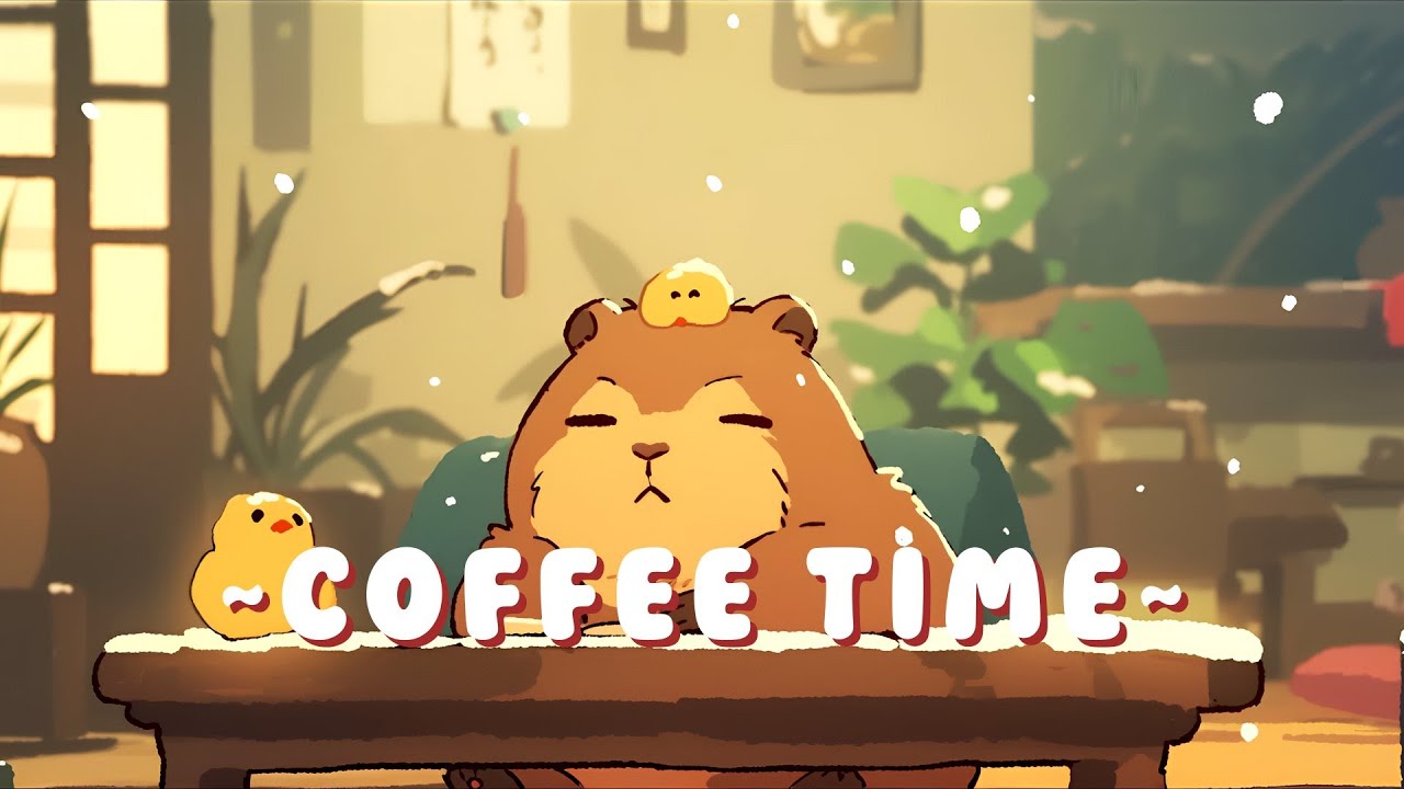 Capybara Music Channel - Study & Chill Music Mix ~ Calm Energy ~ 🦫 ✨ 🌙