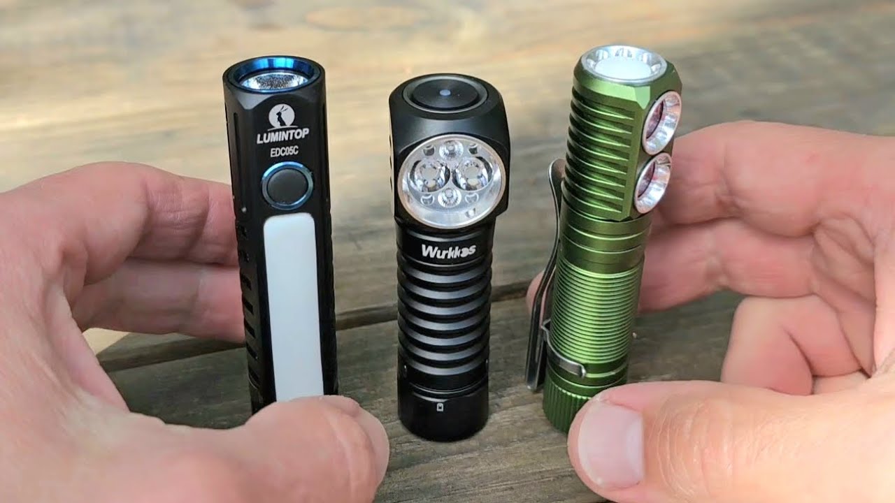 Wurkkos HD12 Headlamp 850Lumen USB-C 14500 AA Light - with White and Red Light