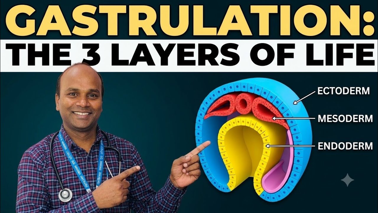 Embryology, Germ layers formation, Bams first prof, Anatomy, gastrulation, Mbbs, Bhms, Ncism sylabu