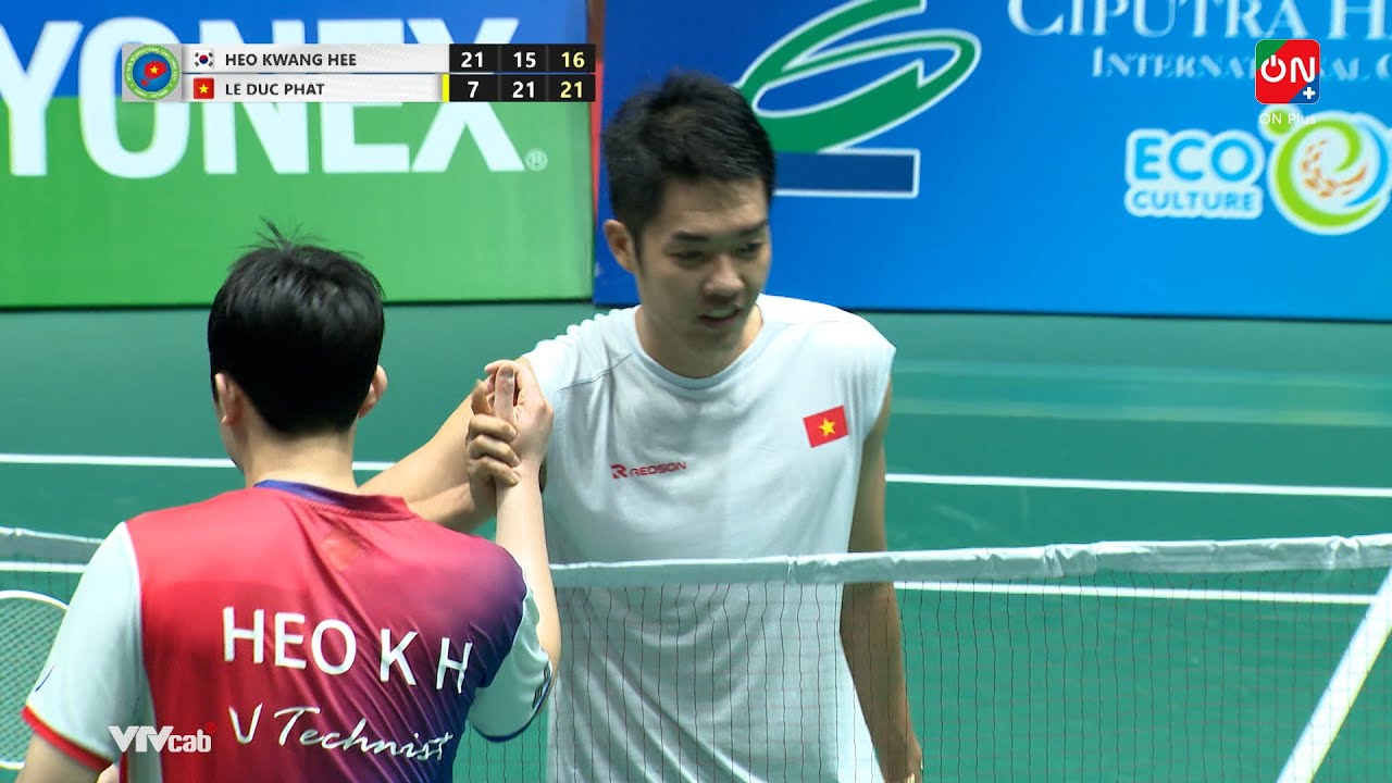 🔴Full | Heo Kwang Hee - Lê Đức Phát | Giải cầu lông quốc tế Ciputra Hanoi - Yonex Sunrise 2023