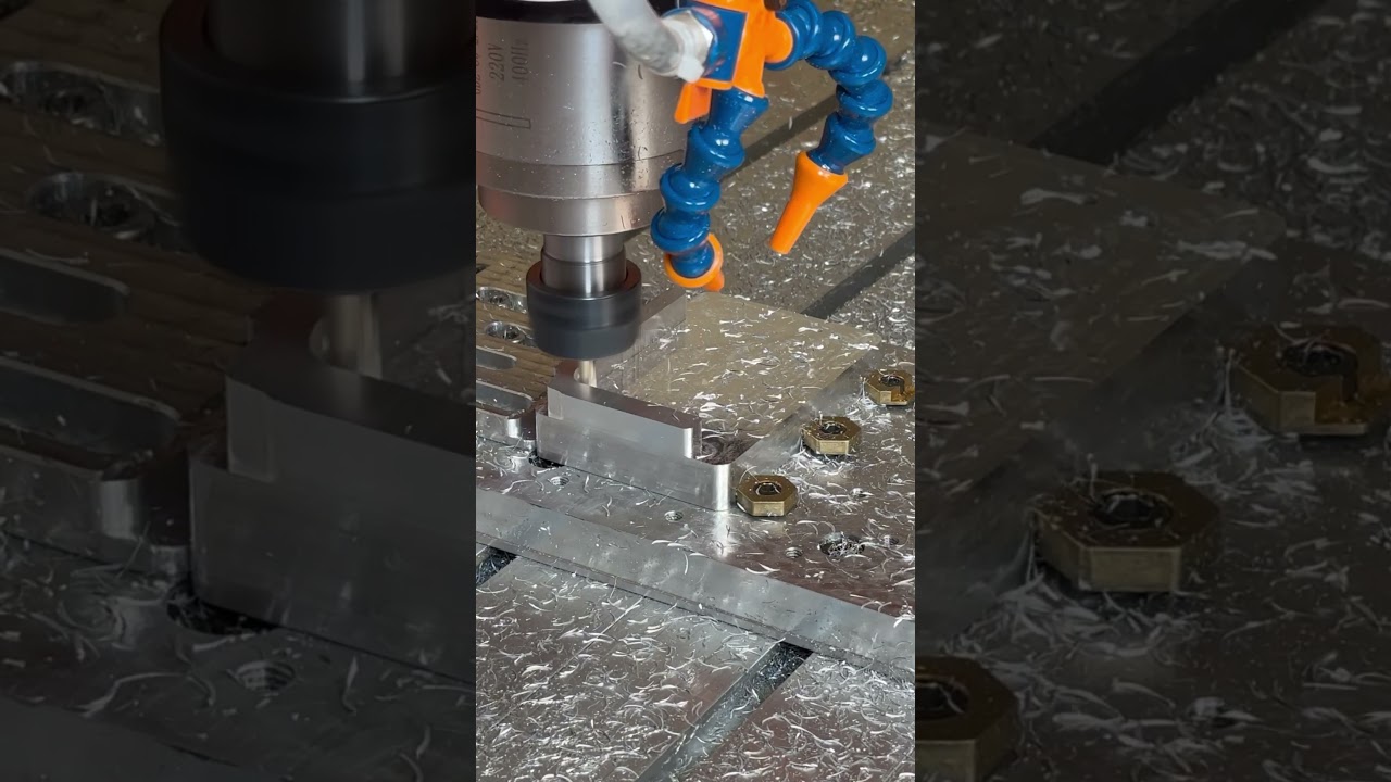 Almost done with rough milling this fixture. 