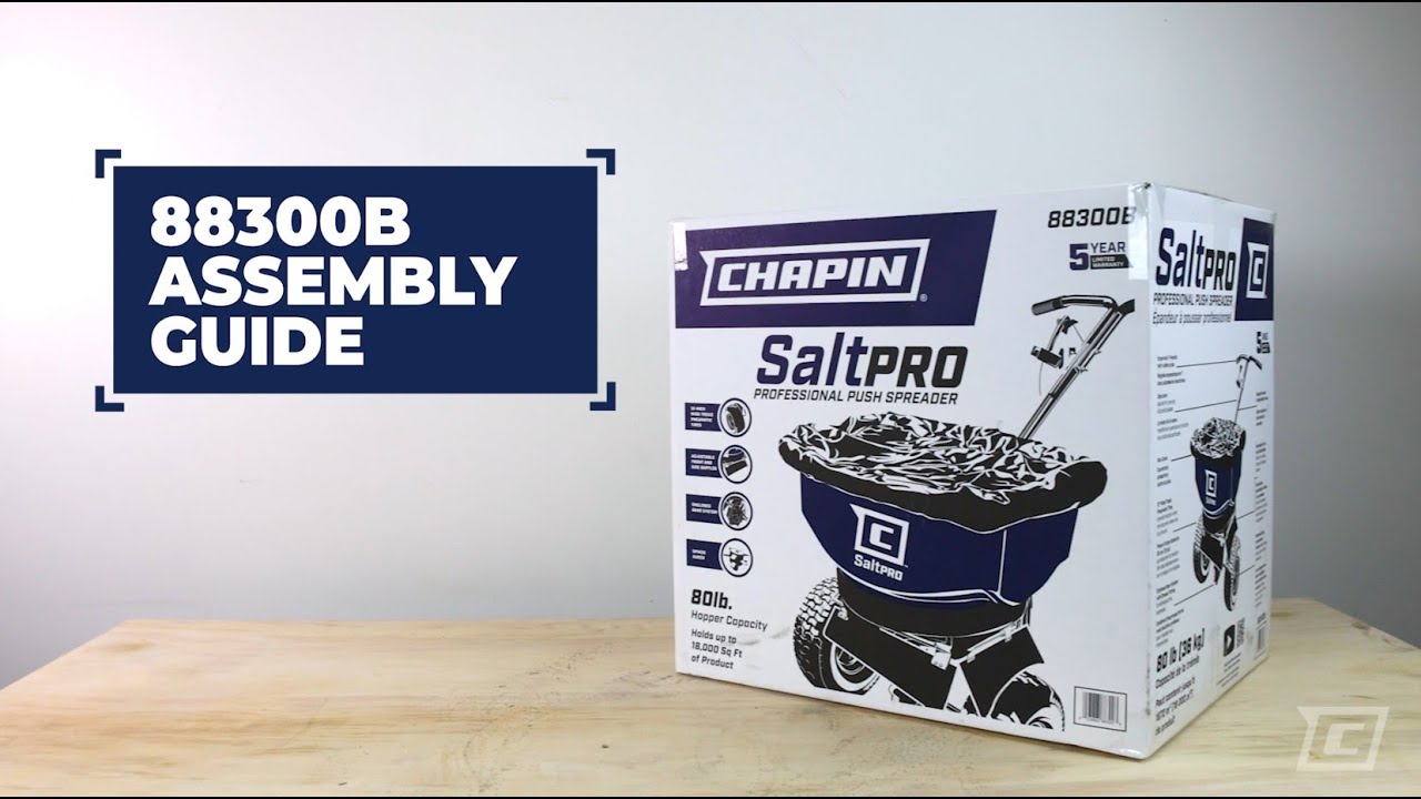 88300B SaltPro Salt & Ice Melt Spreader Instructional Video