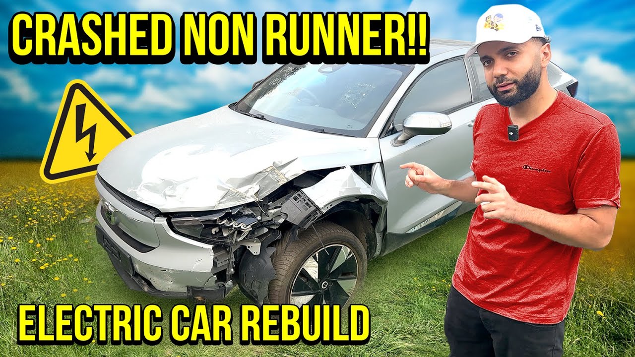 Я купил разбитый электрический Volvo на аукционе Copart Salvage.