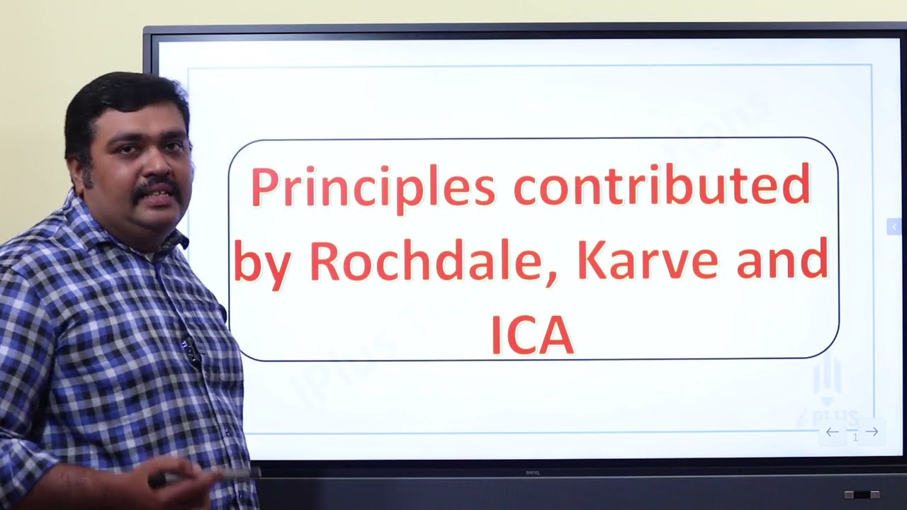 Principles Contributed by Rochdale, Karve & ICA