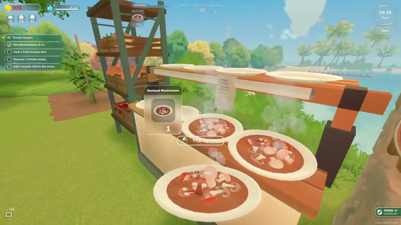 NEW COZY FARMING AND COOKING GAME:  FARM TO TABLE - (Demo Gameplay) (HD No Commentary)