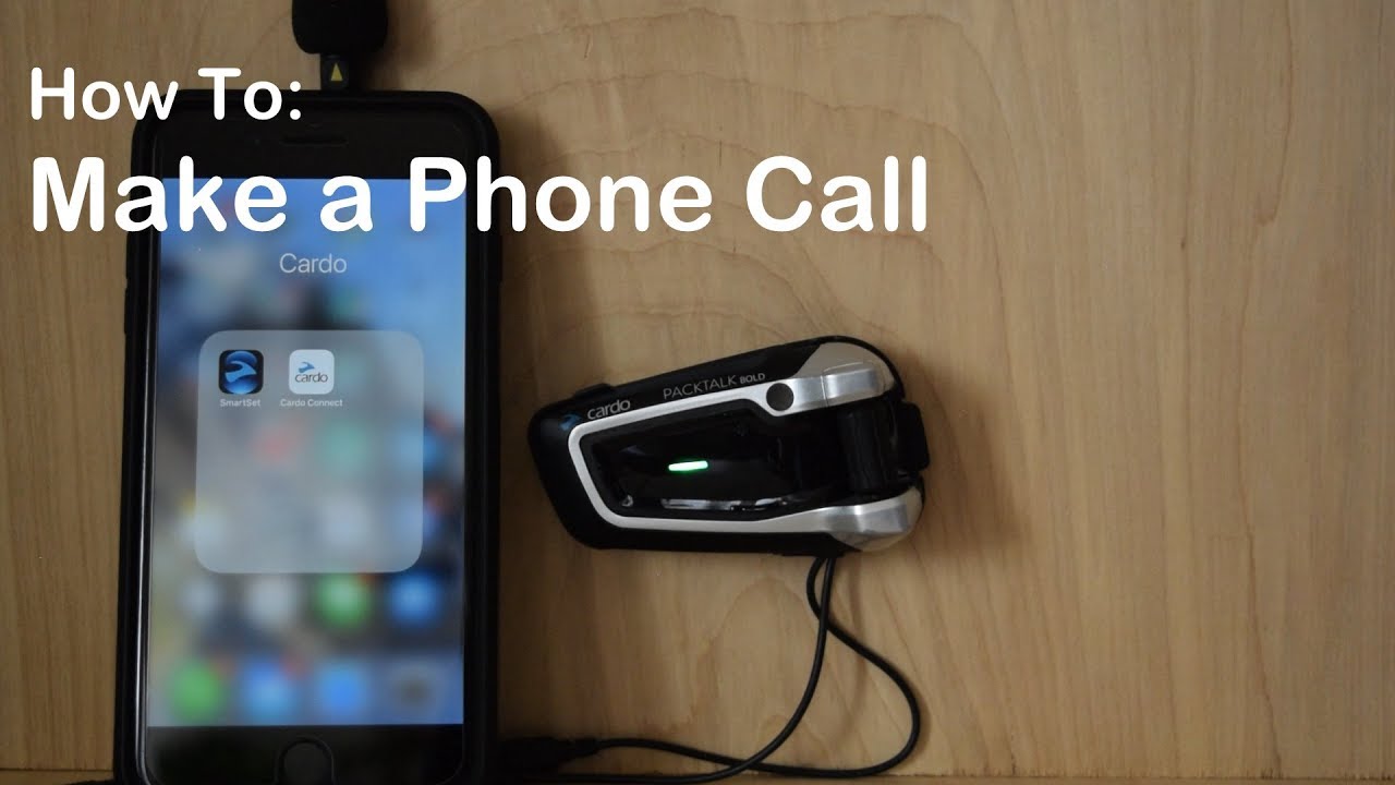 Cardo PACKTALK/BOLD - Привет, Siri, Google Voice, Совершить телефонный звонок и т. д.