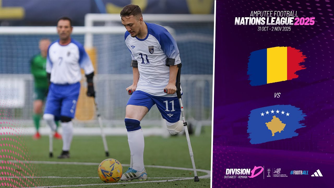 Romania vs Kosovo | Amputee Football Nations League Division D