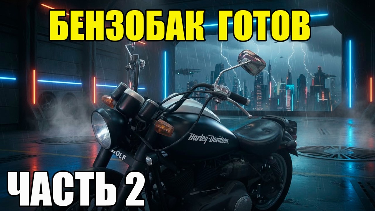 РЕМОНТ БЕНЗОБАКА MOTOLAND WOLF ЧАСТЬ 2/ШПАКЛЮЕМ И КРАСИМ ИЗ БАЛОНОВ