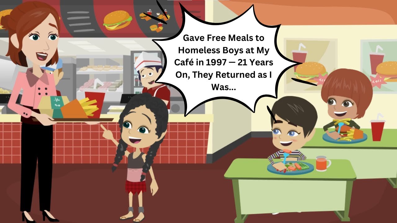 Gave Free Meals to Homeless Boys at My Café in 1997 — 21 Years On, They Returned as I Was...