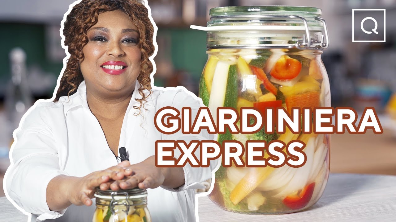 Giardiniera in vetro... Express: ricetta facile e veloce!