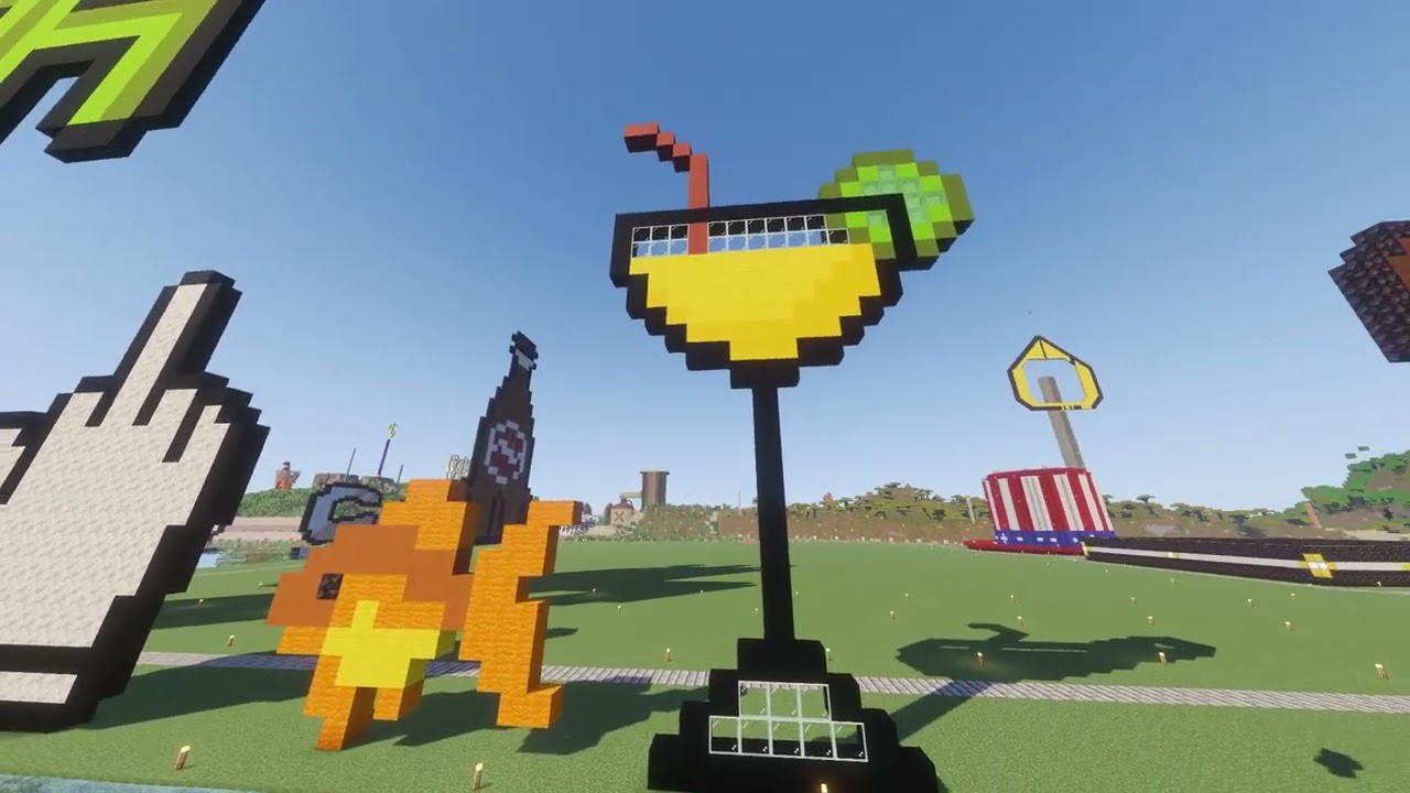 Some Chill pixel builds on the craft | YE HUR