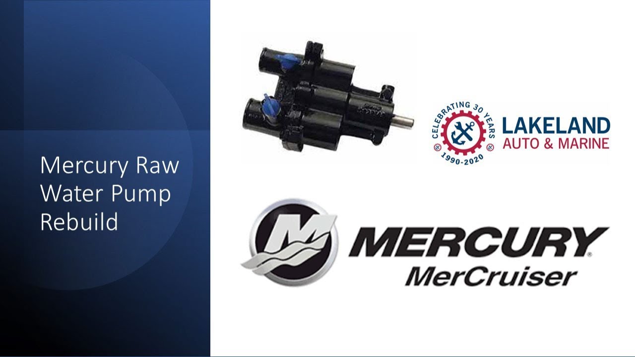 Ремонт насоса сырой воды Mercury Mercruiser 2001-2016 гг. 8,1 5,0 5,7 6,2 8,2 4,3