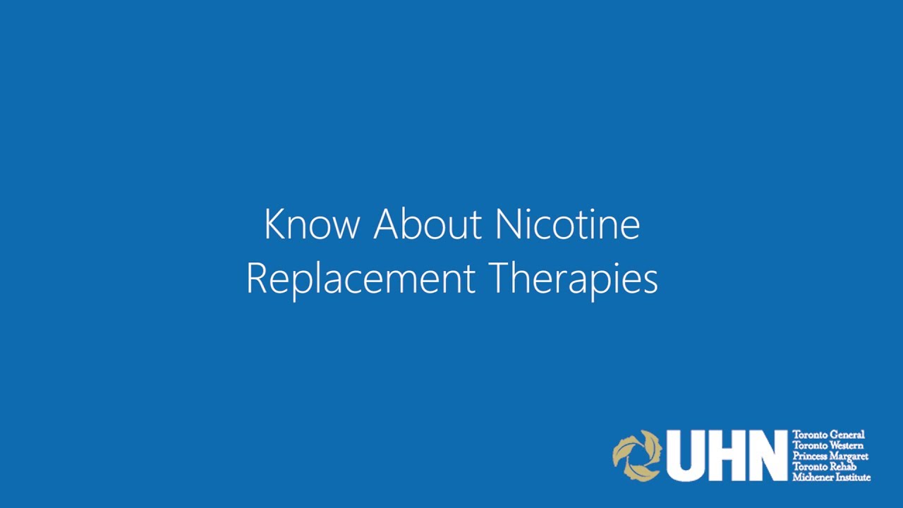 Know About Nicotine Replacement Therapies
