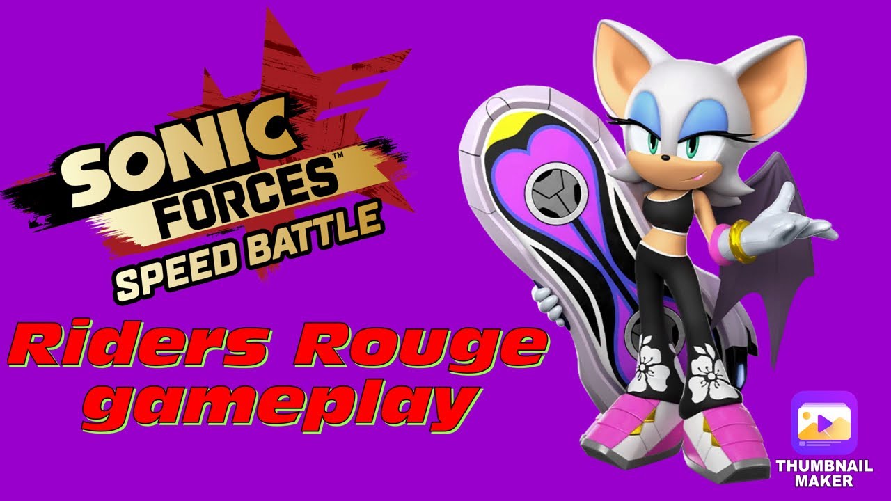 Sonic Forces Speed Battle: Riders Rouge gameplay