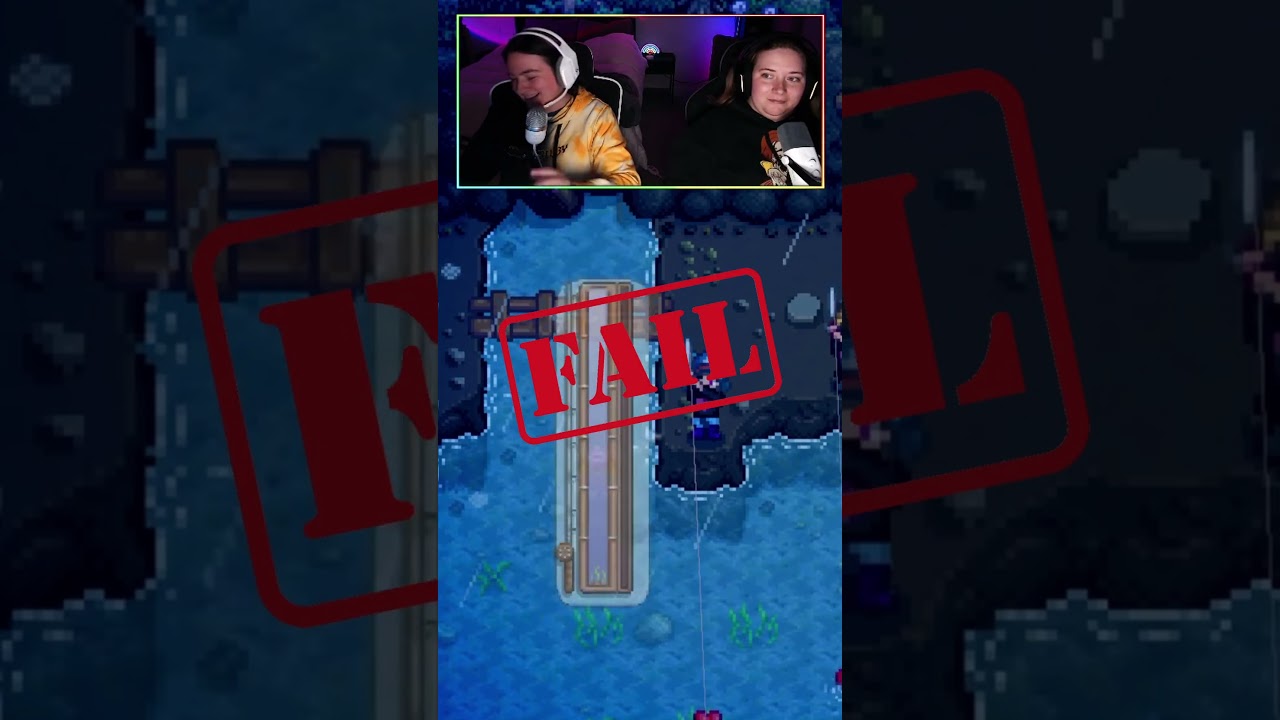 She put up a good fight though! 🎣  #couplestream #cozystream #stardewvalley