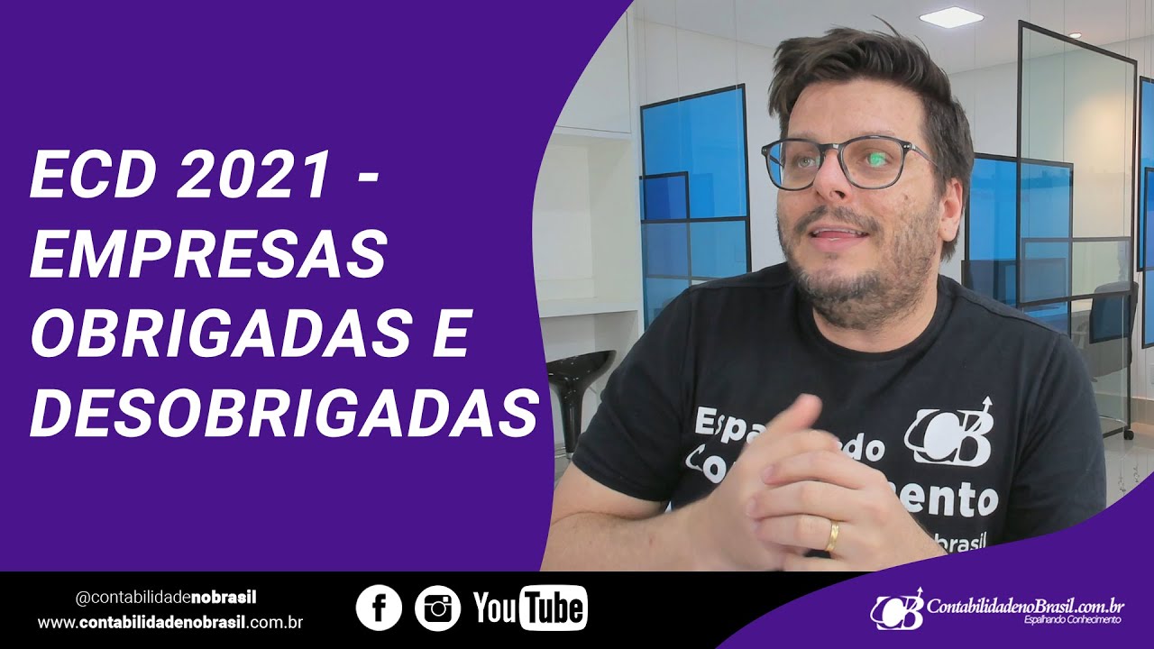ECD 2021- Empresas obrigadas e Desobrigadas