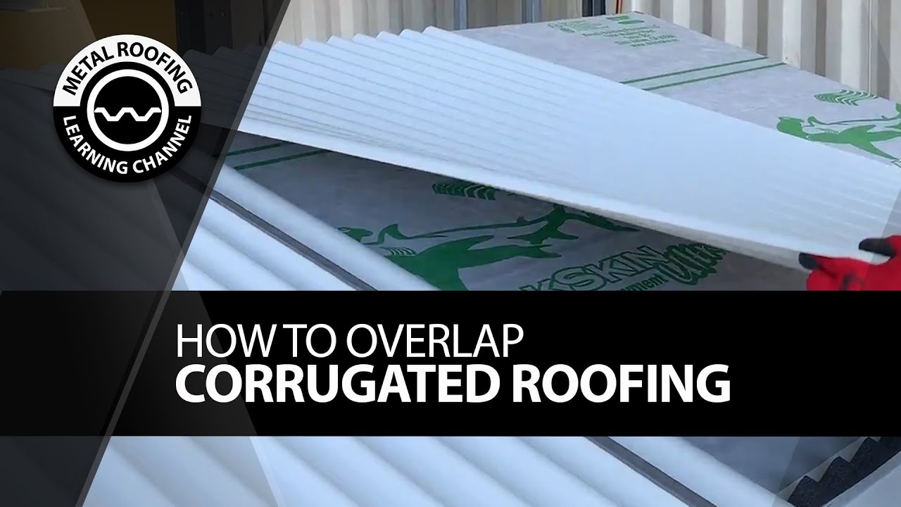 How To Overlap Corrugated Metal Roofing. EASY VIDEO: How Much Overlap + Butyl Tape + Splicing Panels