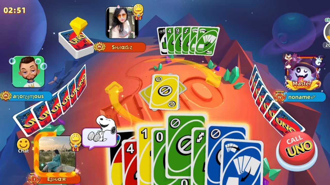 Uno Mobile Game || Go Wild X1000 with time balloon 🎈