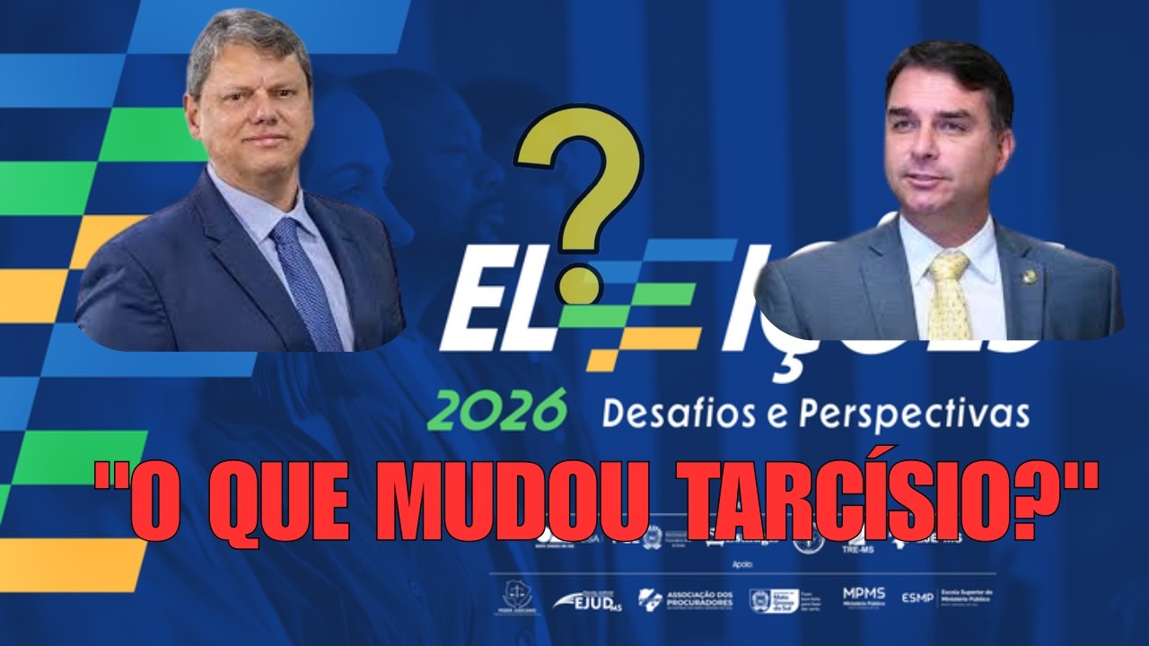 Por que Tarcísio evitou Flávio e depois cedeu? Lula não tem isso