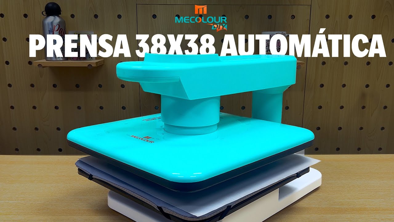 Como criar estampas personalizadas impressionantes com a Prensa Térmica Automática 38×38 cm Mecolour
