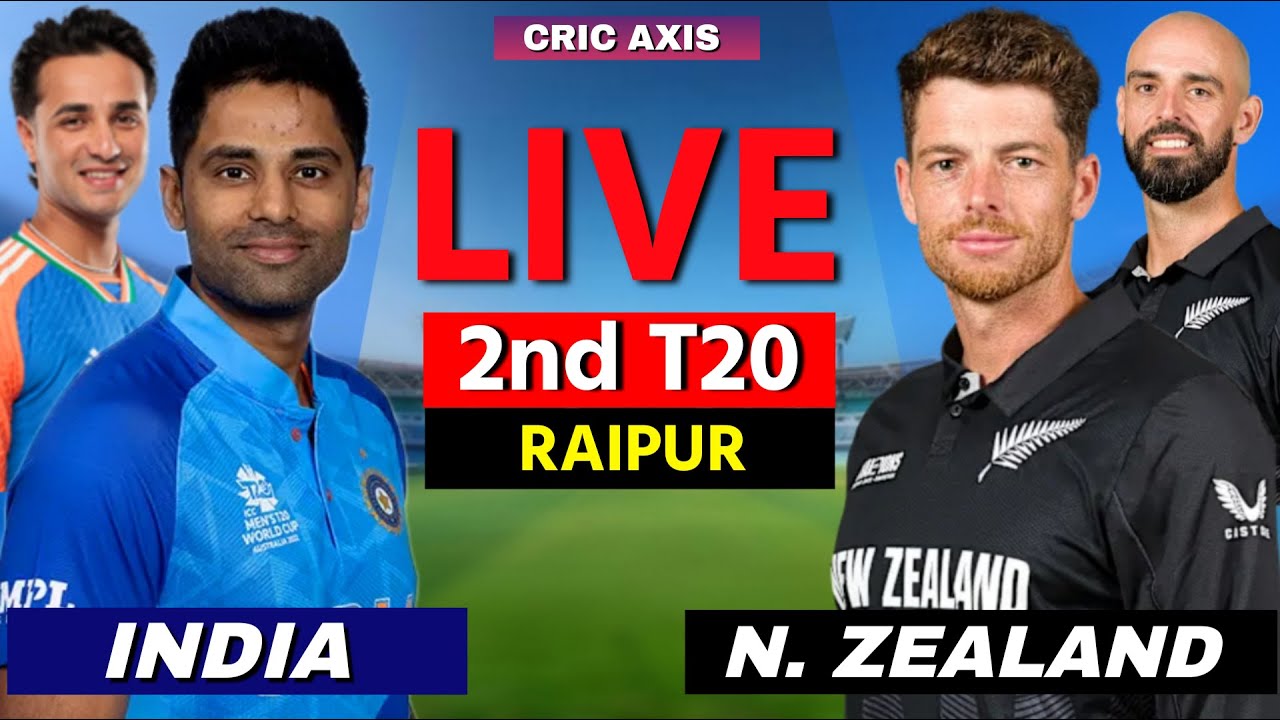 🔴 IND vs NZ Live Match Today, 2nd T20I, Live Cricket Scores Commentary, India v New Zealand