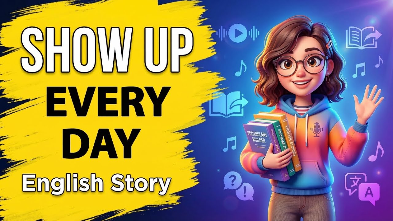 Learn English Through Story | The Power of Showing Up | Easy Listening Practice (A2–B1)