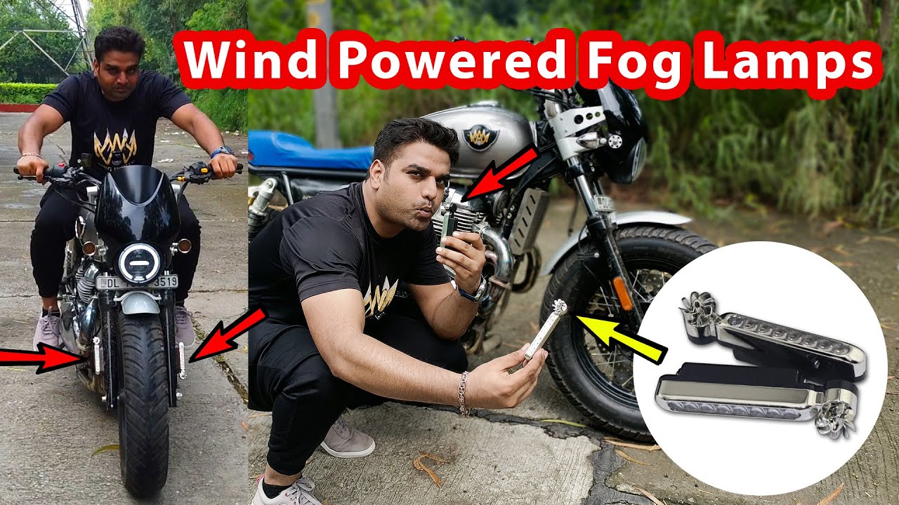 Wind Powered LED DRL हवा से चलता है - King Indian
