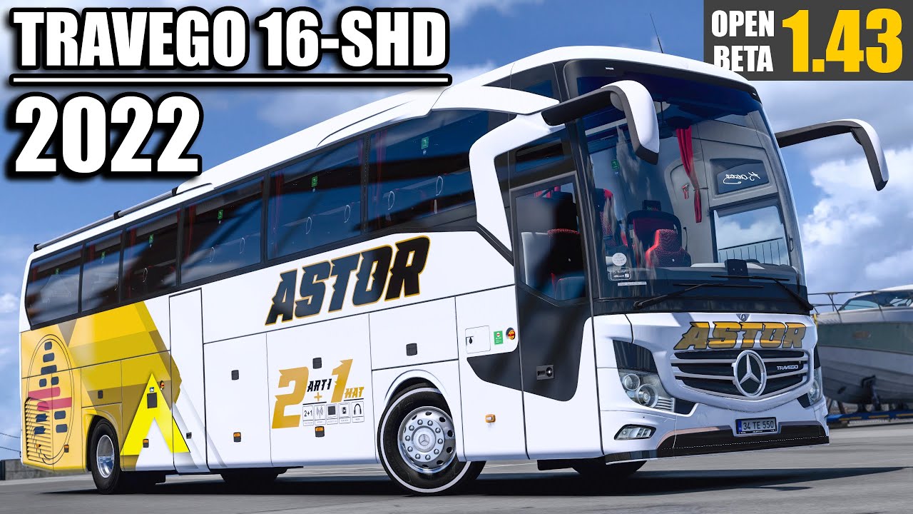 YENİ 2022 TRAVEGO 16-SHD // EKİP İLE MULTIPLAYER OTOBÜS KONVOYU | 1.43 OPEN BETA !!
