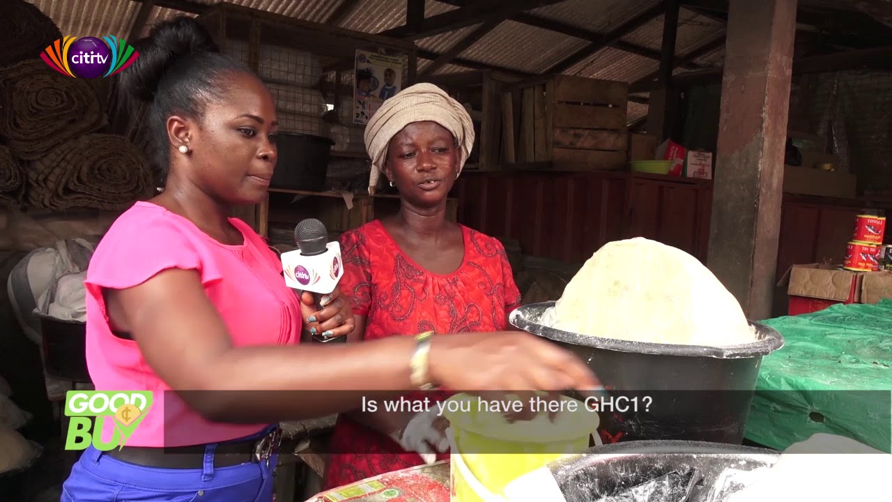 Good Buy: How much do foodstuffs cost at the Asamankese Market ?