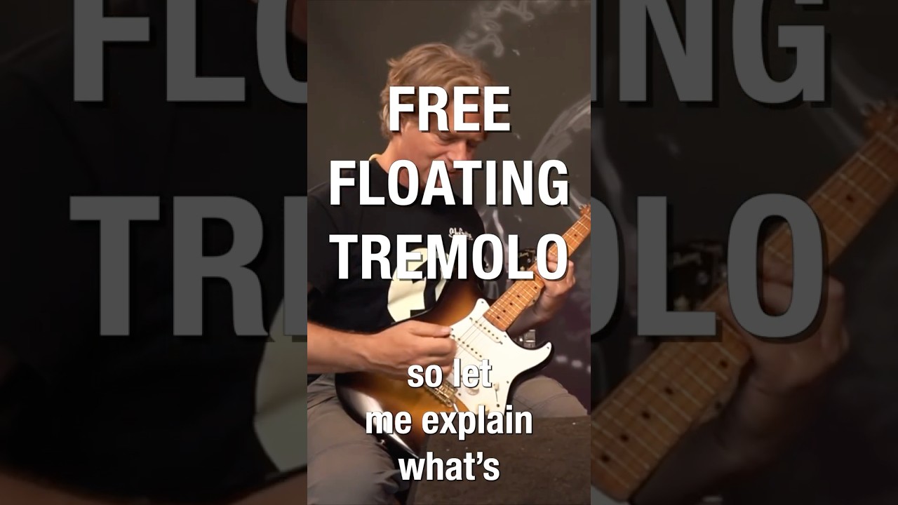 THE FLOATING TREMOLO AND HOW TO ADJUST IT #bluguitar #thomasblug #guitartech #academyoftone #fender